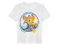 Wit kinder T-shirt met Nemo, surf thema.