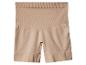 Beige corrigerende shorts met hoge taille