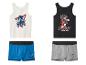 Set van 2 tanktops en 2 boxers met Sonic- en Shadow-thema's.
