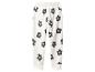 Witte joggingbroek met zwarte bloemenprint