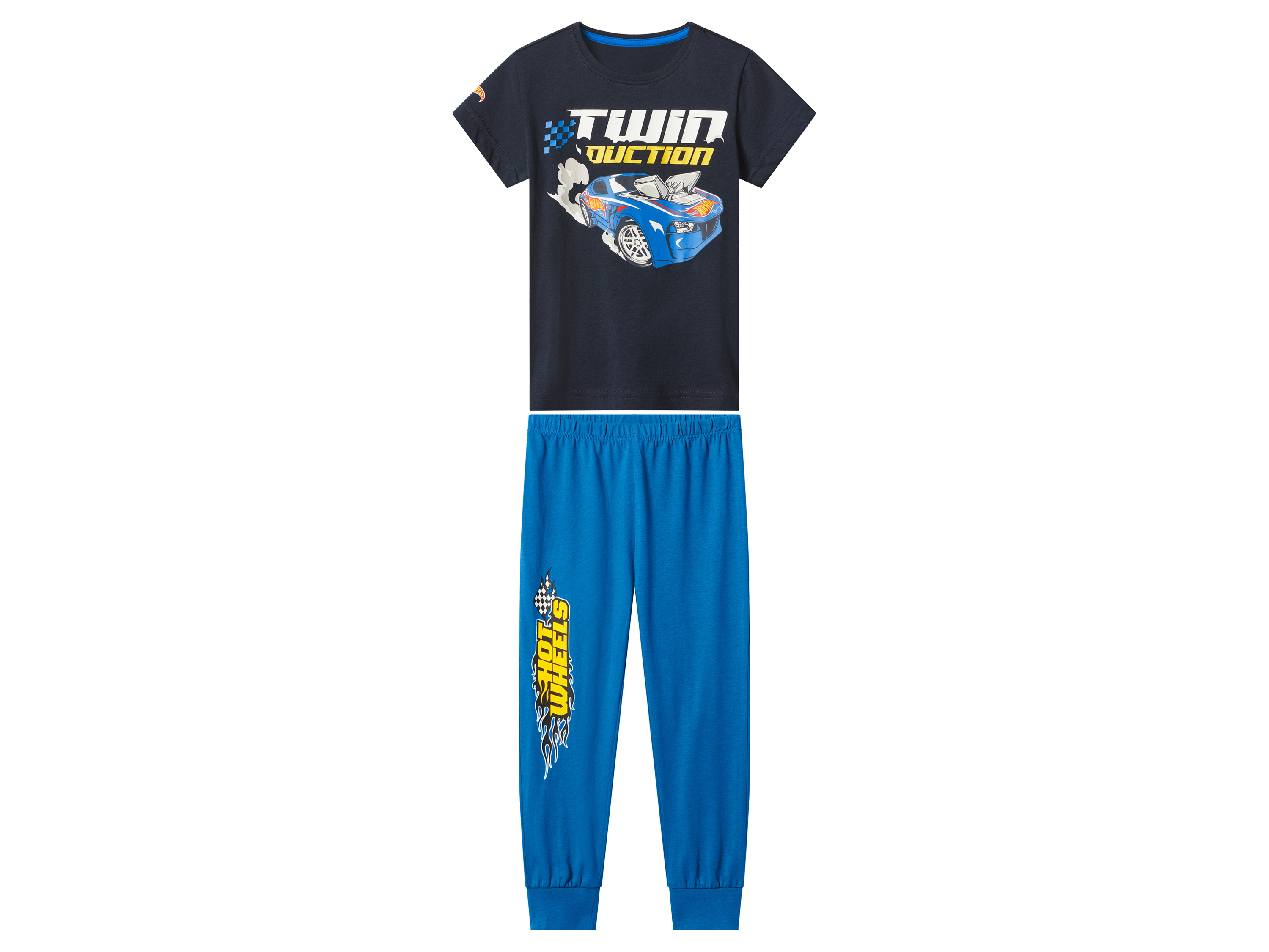 Kinder pyjama (Hot Wheels/marineblauw, 98/104)
