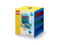 LEGO 3-laags opbergrek met rode, groene en blauwe bakken