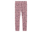 Roze leggings met een bloemenprint.