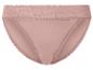 Roze dames slip met kanten rand