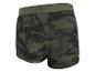 Herenboxershorts met groen camouflagepatroon en tekst op de tailleband.