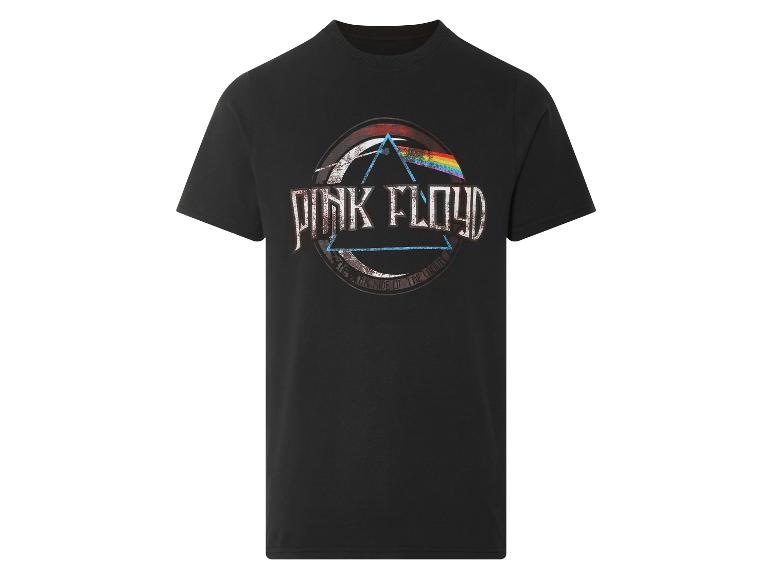 Zwart Pink Floyd t-shirt met The Dark Side of the Moon print.