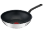 Wokpan met antiaanbaklaag en ergonomische handgreep.