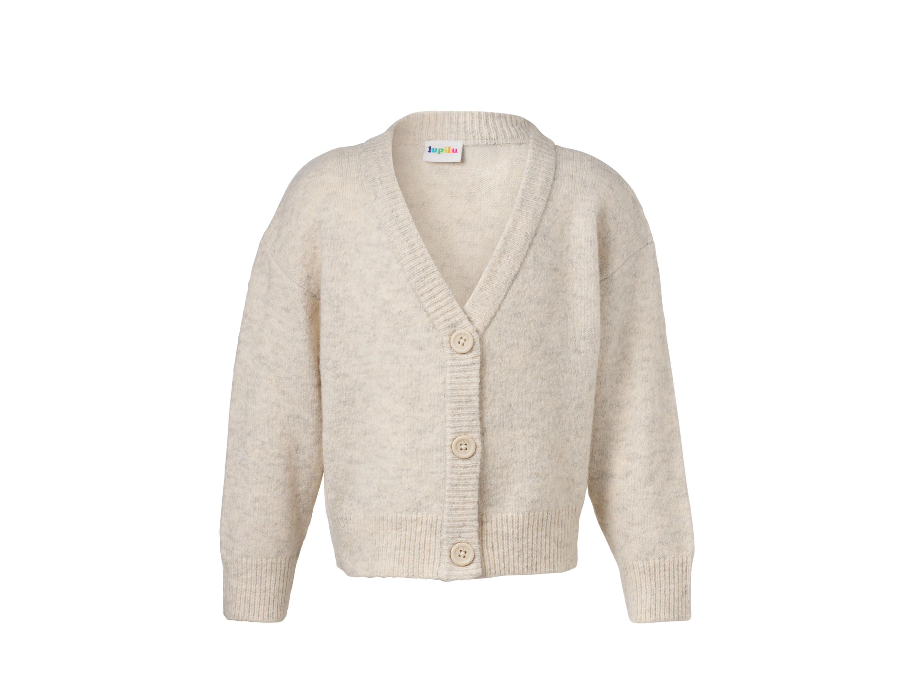 LUPILU Kinder gebreid vest (Beige, 98/104)