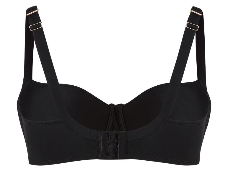 Zwarte bh met verstelbare bandjes.