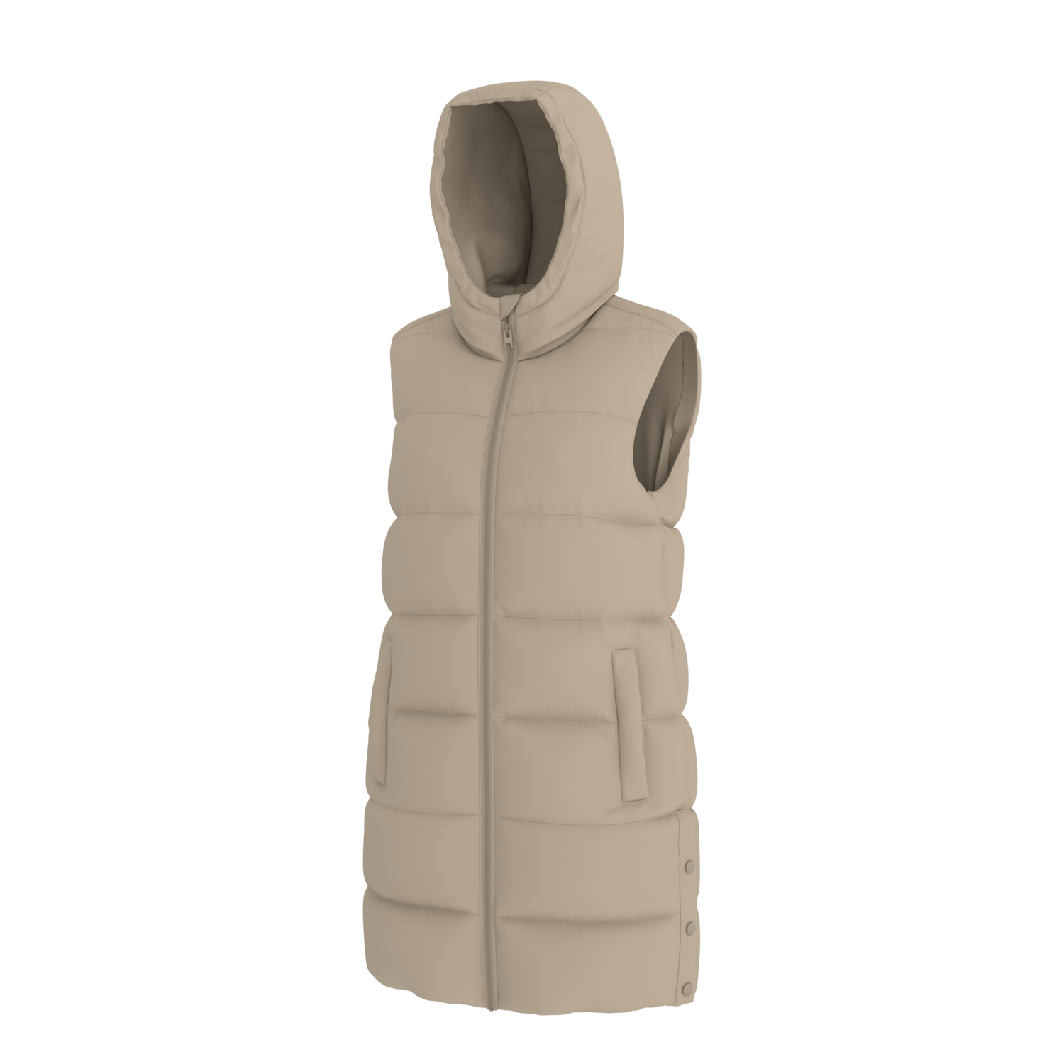 ESMARA Dames bodywarmer (Beige, S (36/38)) afbeelding 1