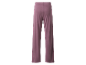 Wijde mauve broek.