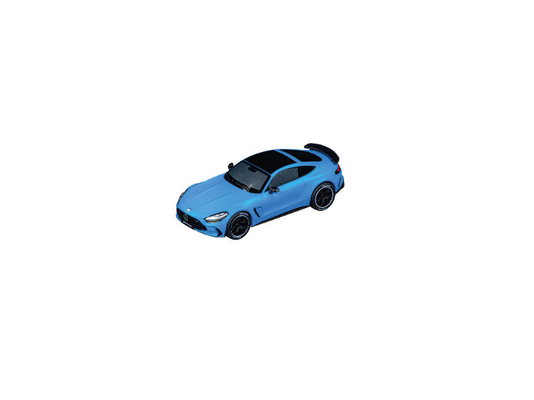 CARRERA Mercedes-AMG GT 63 speelgoedauto in het lichtblauw.