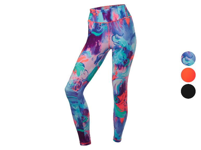 Sportleggings met abstract print, verkrijgbaar in verschillende kleuren.