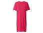 Fuchsia dames T-shirt jurk, achterkant