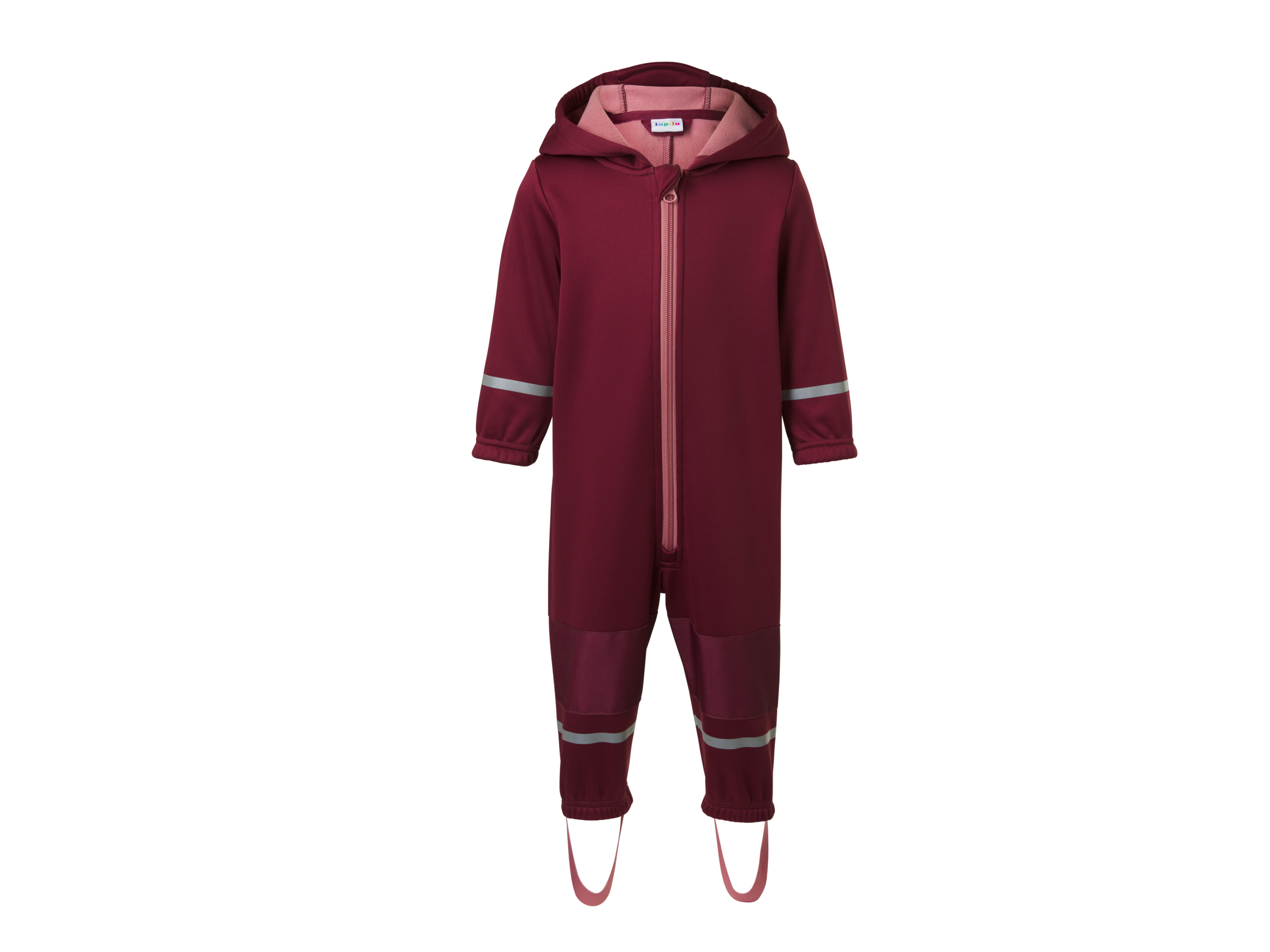 LUPILU Kinder softshell regenpak (Bordeaux, 74/80)