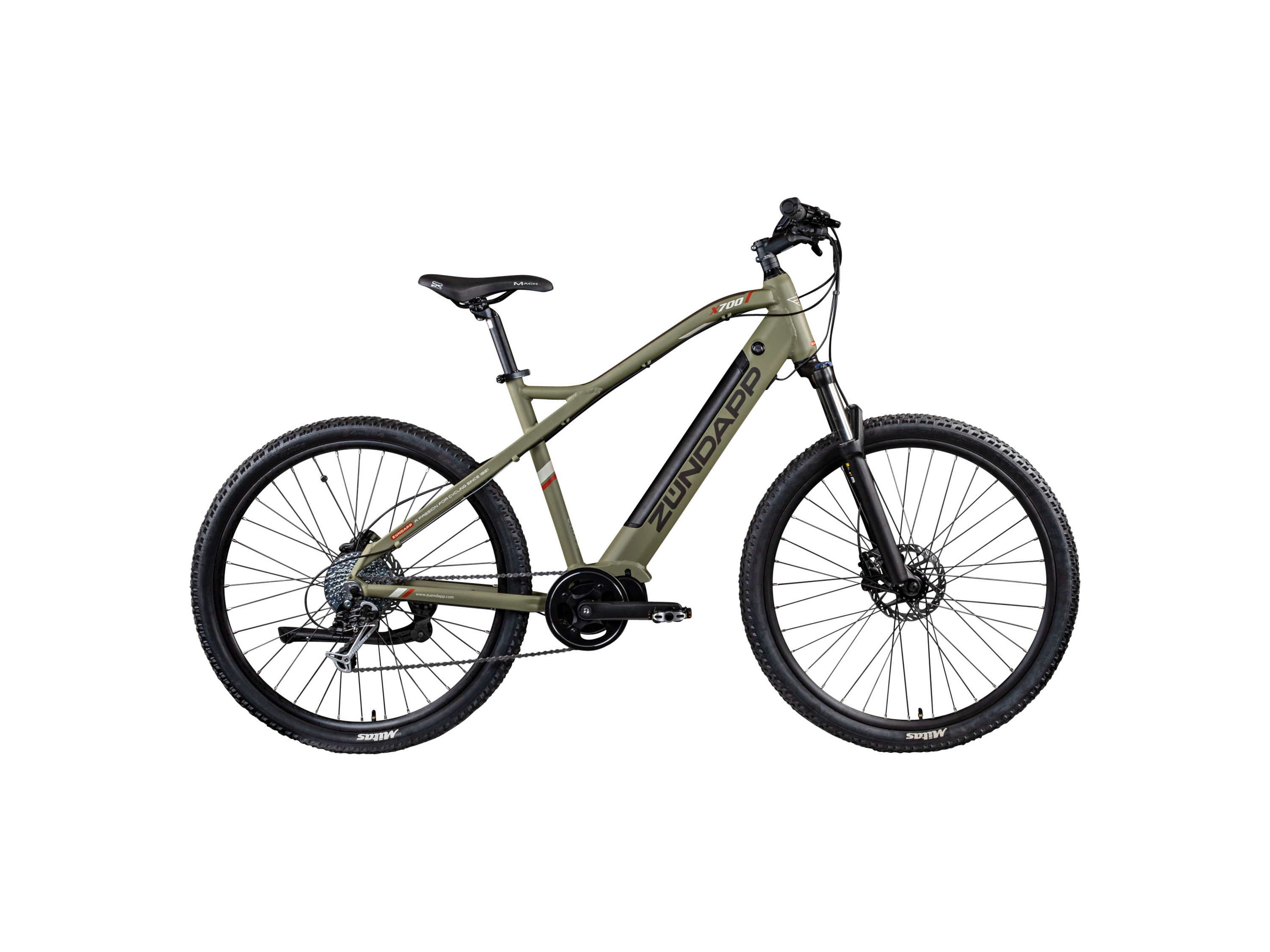 Zündapp Elektrische mountainbike X700 (28 inch, Kaki)