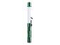 Groene LED-werklamp met haak en magnetische basis.