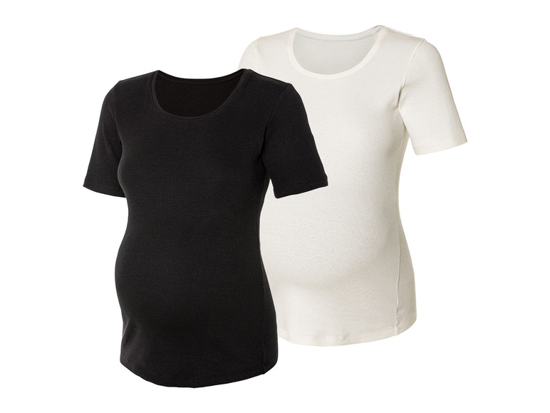 Ga naar volledige schermweergave: esmara® 2 dames zwangerschapsshirts - afbeelding 1