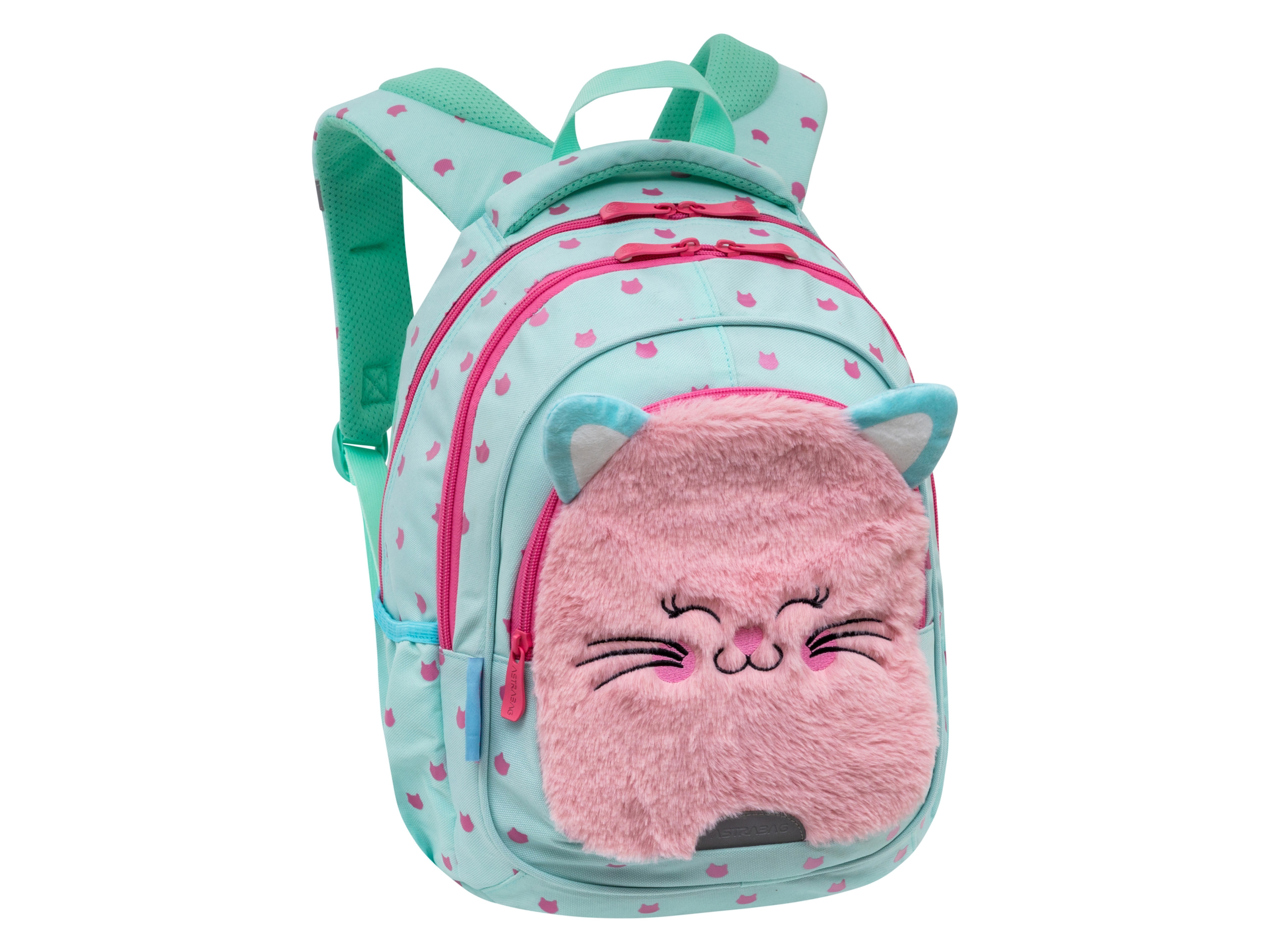 ASTRA Rugzak Fluffy mix (turquoise/roze)