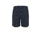 Donkerblauwe zwemshort met golfpatroon