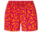 Roze shorts met oranje bloemenprint