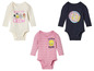 Baby onesies met Looney Tunes-thema: Bugs Bunny, Tweety en Sylvester.