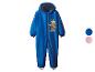 Blauwe Paw Patrol regenoverall met capuchon en rits, met twee kleurstaaltjes.