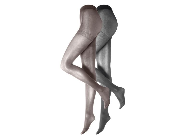 ESMARA® Premium thermopanty's voor dames, 2 stuks, in bruin en grijs.