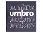 Umbro T-shirt, donkerblauw met herhaald logo.