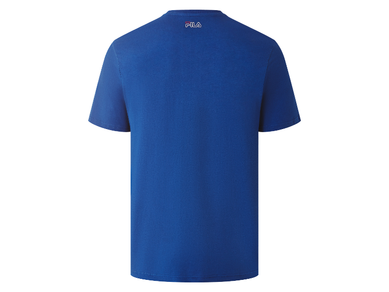 FILA heren T-shirt in blauw, achteraanzicht