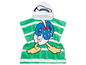 Een badjas met capuchon voor kinderen met een afbeelding van Donald Duck.