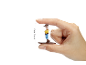 Klein JADA Toy Story Woody-figuurtje van 4,19 cm hoog.