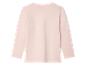 Roze longsleeve shirt voor meisjes.