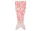 Roze zeemeerminstaartdeken met schubbenpatroon