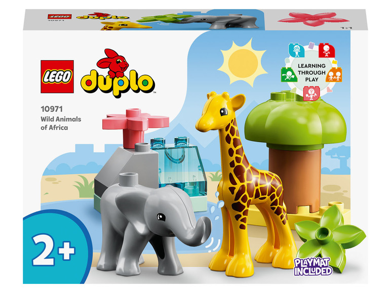 Ga naar volledige schermweergave: LEGO® DUPLO® Wilde dieren van Afrika - afbeelding 1