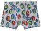 Grijze boxershorts met ninjas van Lego Ninjago.