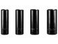 Vier zwarte diepe doppen in de maten 17mm, 19mm, 21mm en 23mm.