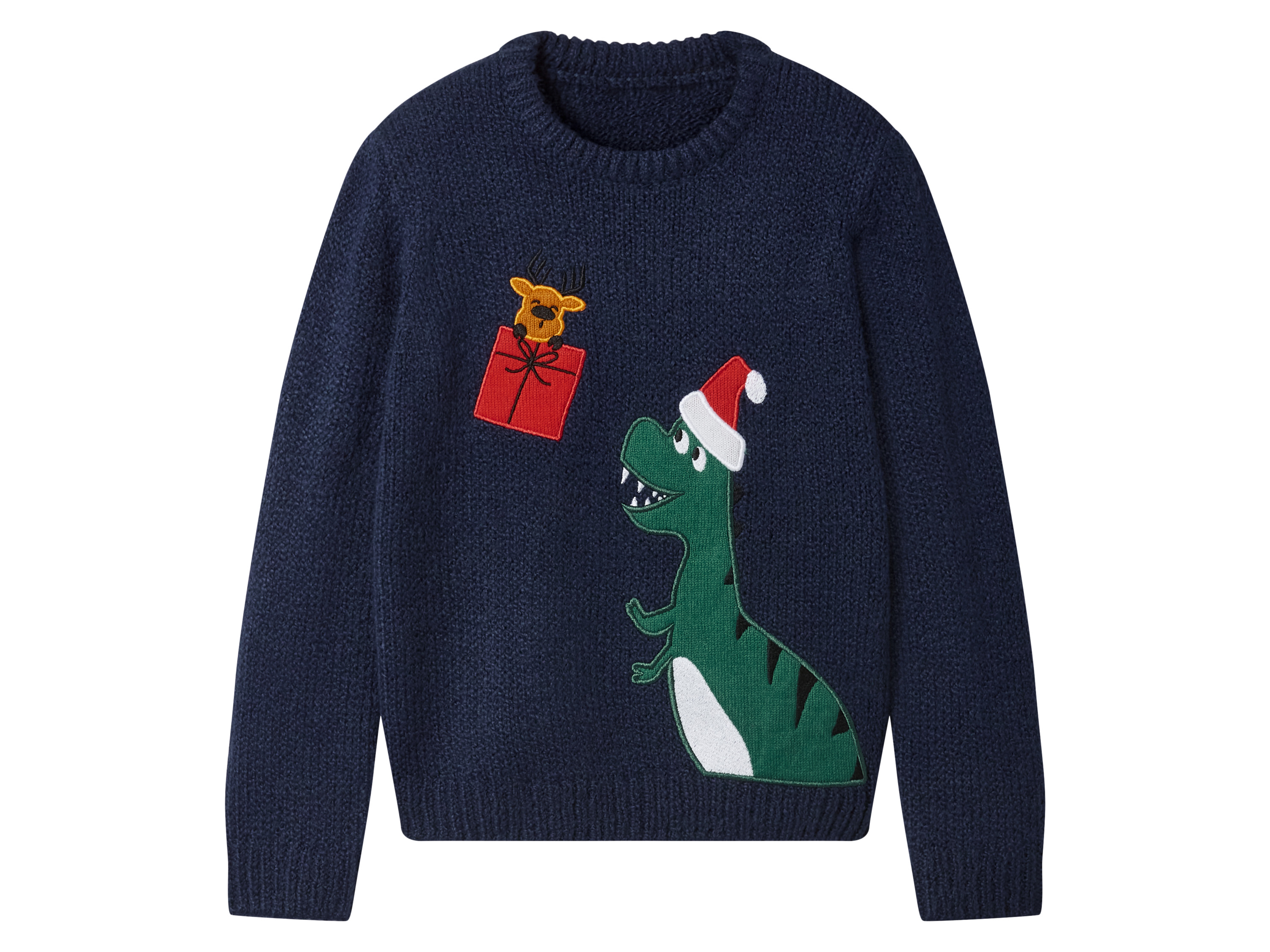 lupilu Kinder kersttrui (Marineblauw, 122/128) afbeelding