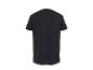 Zwart T-shirt met korte mouwen, achterkant.