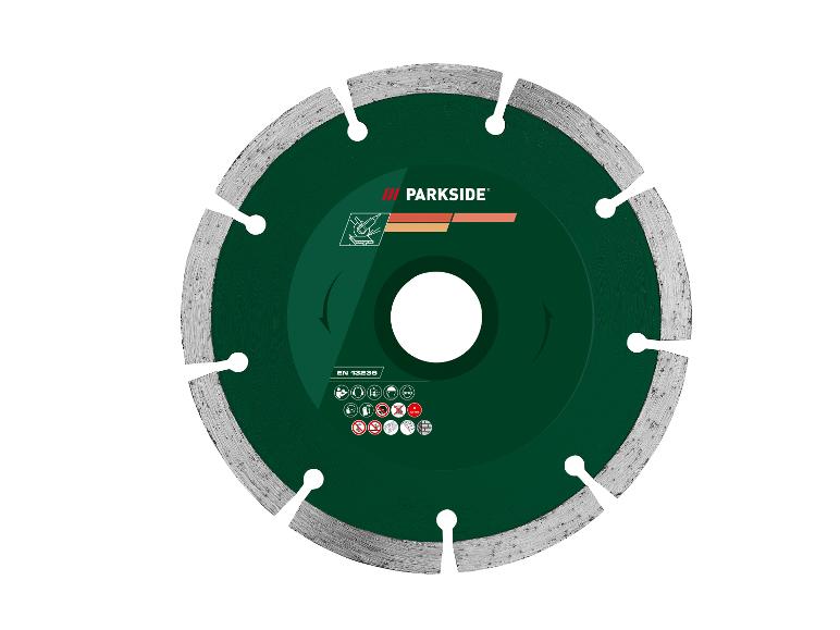 Parkside snijschijf: diamant, groen.