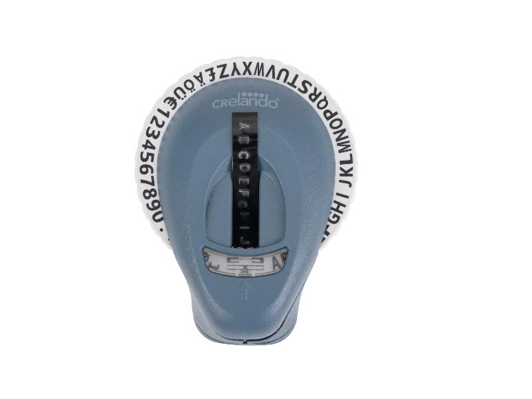 Crelando labeler: letters, cijfers.