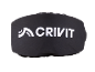 Zwarte hoes met wit sportartikelenlogo.