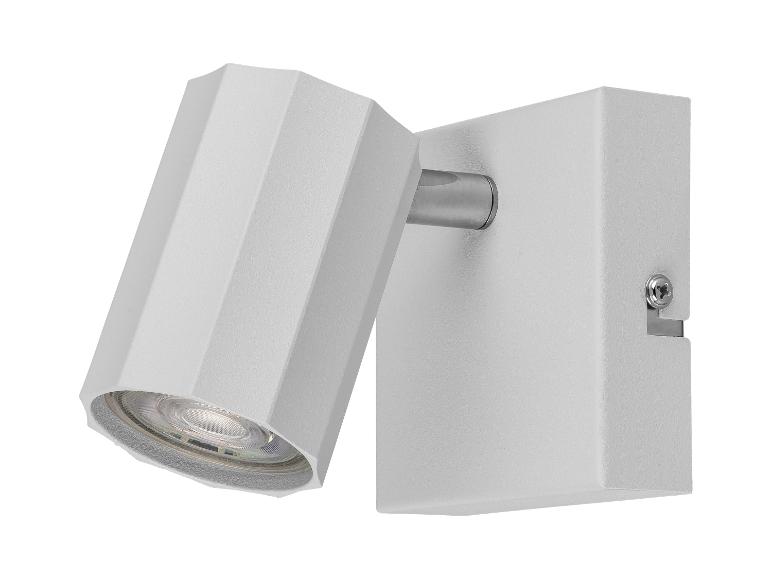 Witte LED wandlamp.