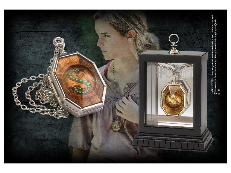 The Noble Collection Gruzielement-medaillon met vitrine en ketting