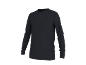 Zwart T-shirt met lange mouwen voor heren met een klein logo op de borst.