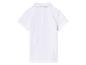 Wit kortmouw poloshirt voor kinderen.