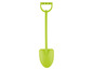 Groene plastic schep met handvat.