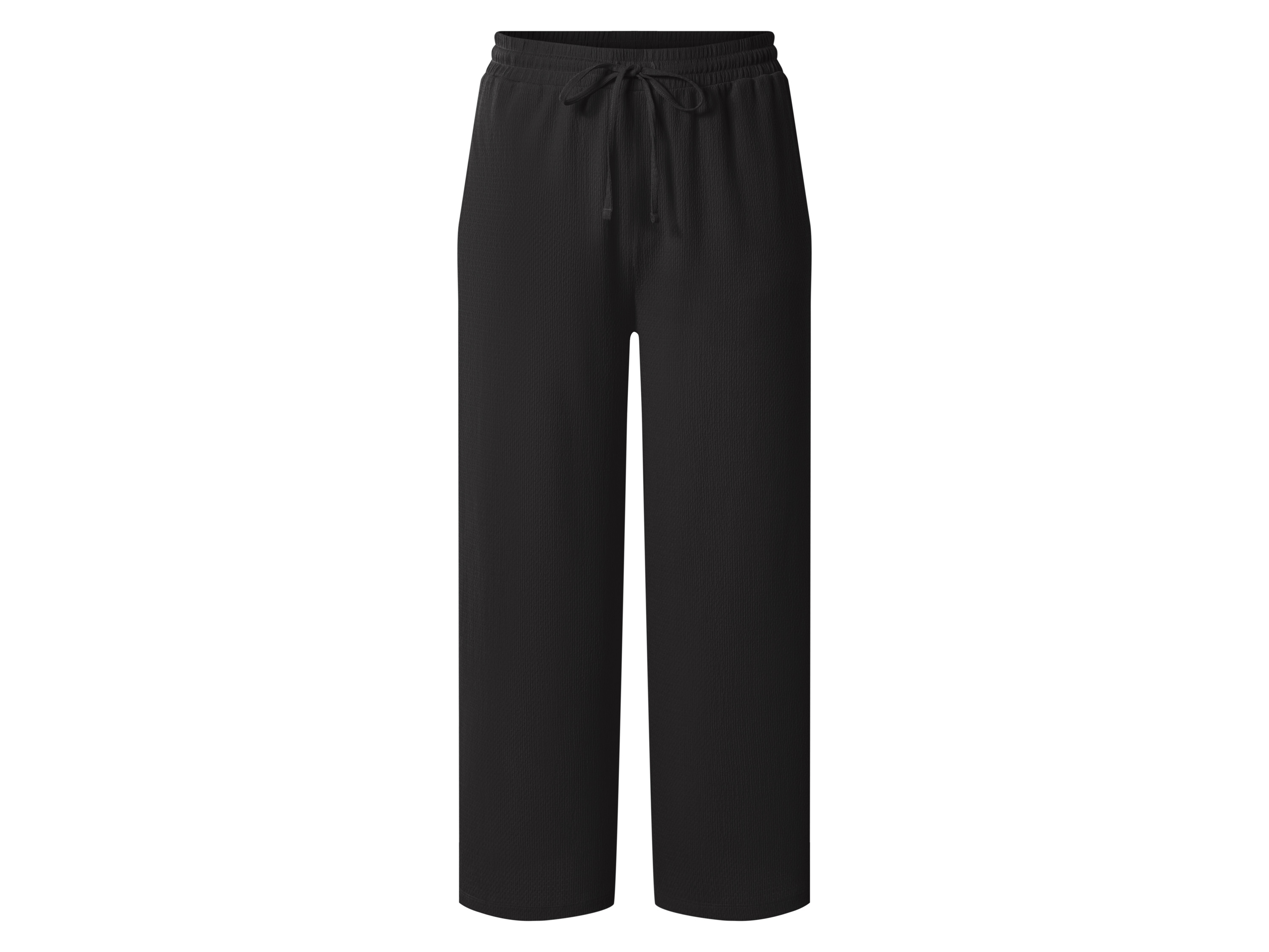 ESMARA Dames wide leg broek - plus size (Zwart, XL (48/50))