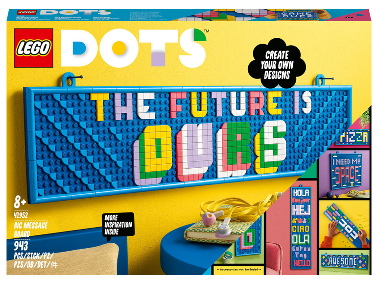 Ga naar volledige schermweergave: LEGO® DOTs Groot message-board - afbeelding 1