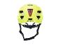 Prophete fietshelm, neon geel met achterlicht.